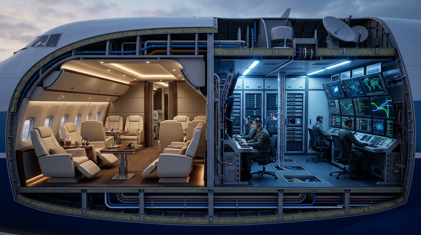 The Qatar-Gifted Air Force One: Inside the $1B Technical Retrofit architectural analysis