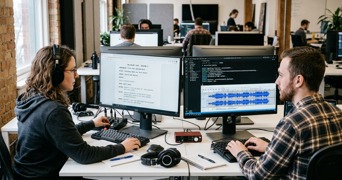 Parsing Screenplays for Multi-Speaker TTS on Edge Workers